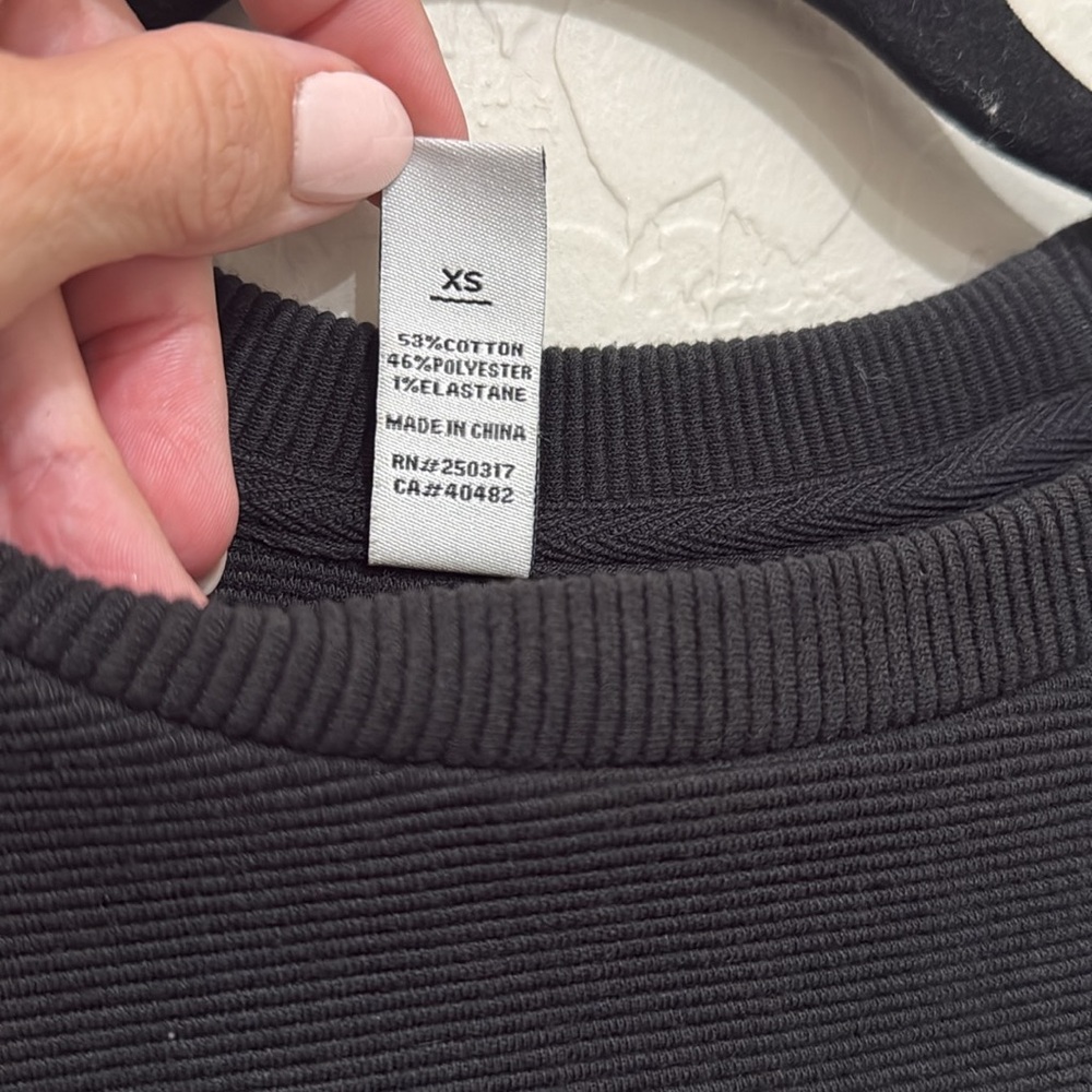 Varley Manning Raglan Ribbed Sweatshirt, XS - Picture 6 of 8